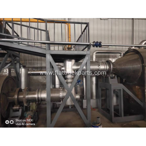 None-stop waste pyrolysis plant